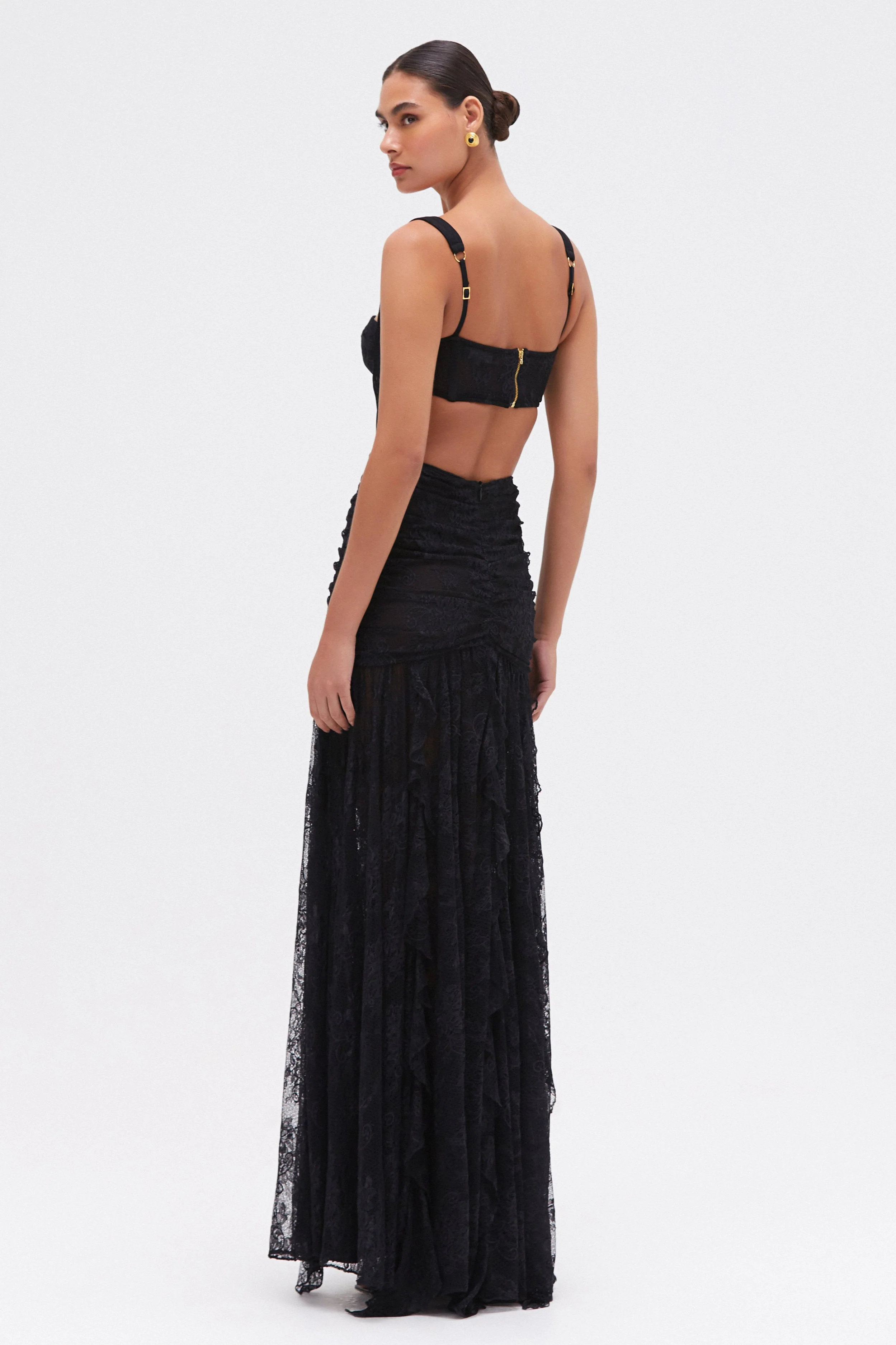 LAILA LACE CUT OUT GOWN - Image 4