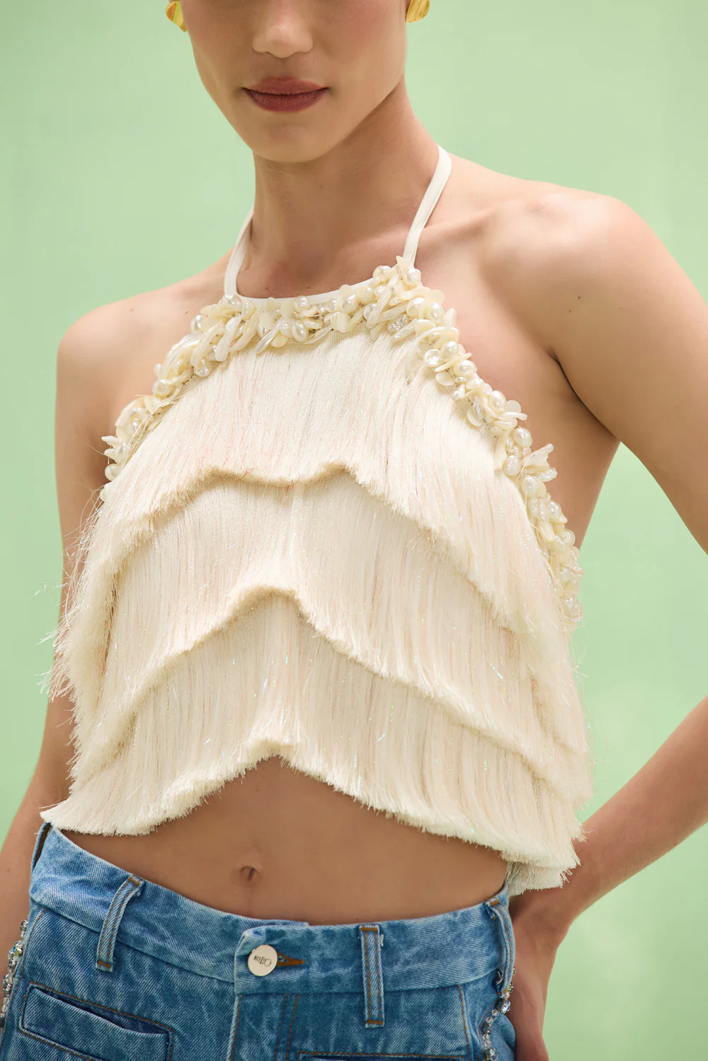 LILA FRINGE TOP - Image 2