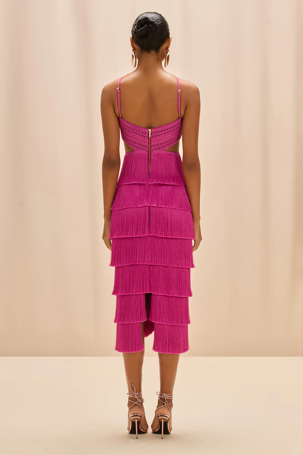LYA FRINGE MIDI DRESS - Image 3