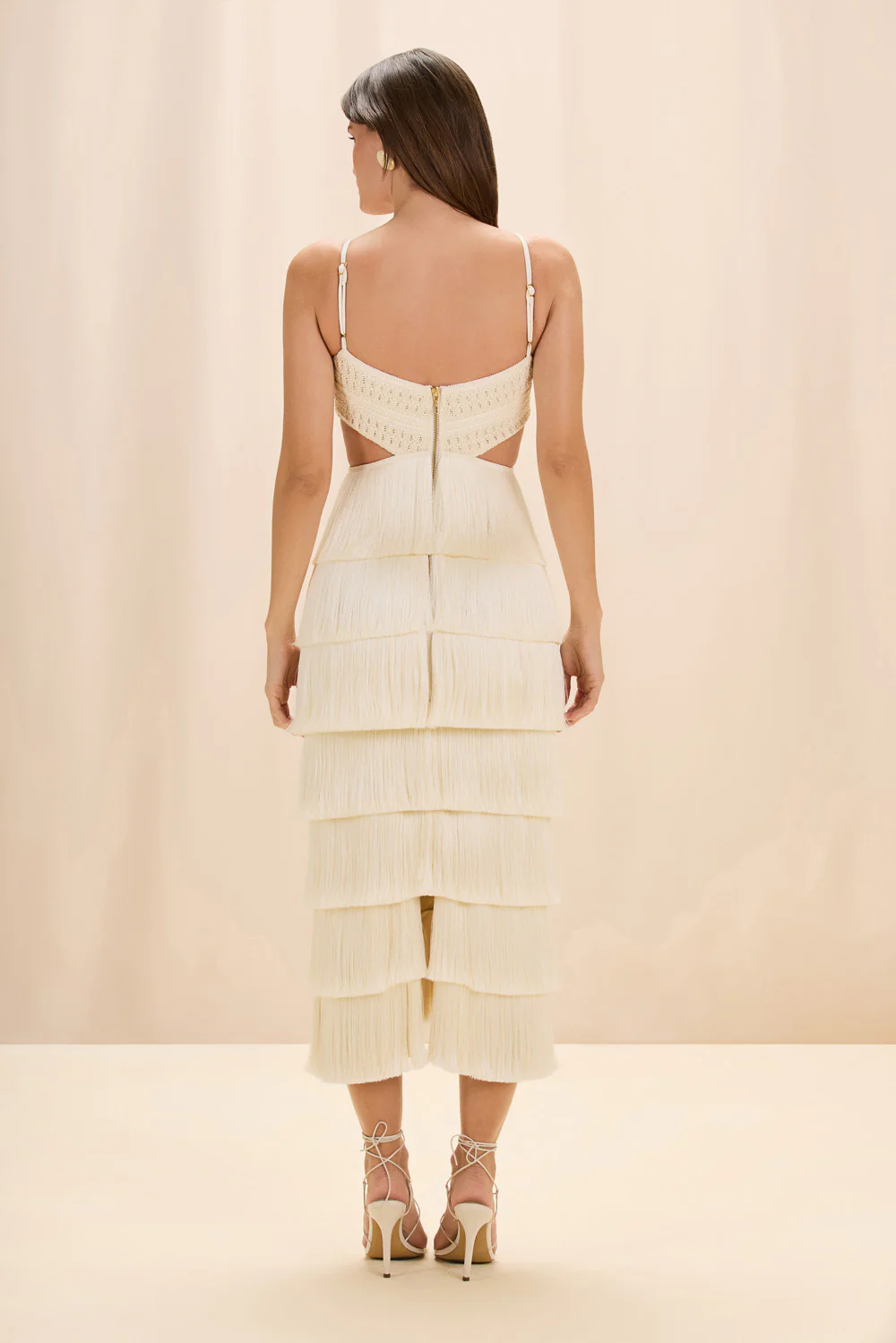 LYA FRINGE MIDI DRESS - Image 4