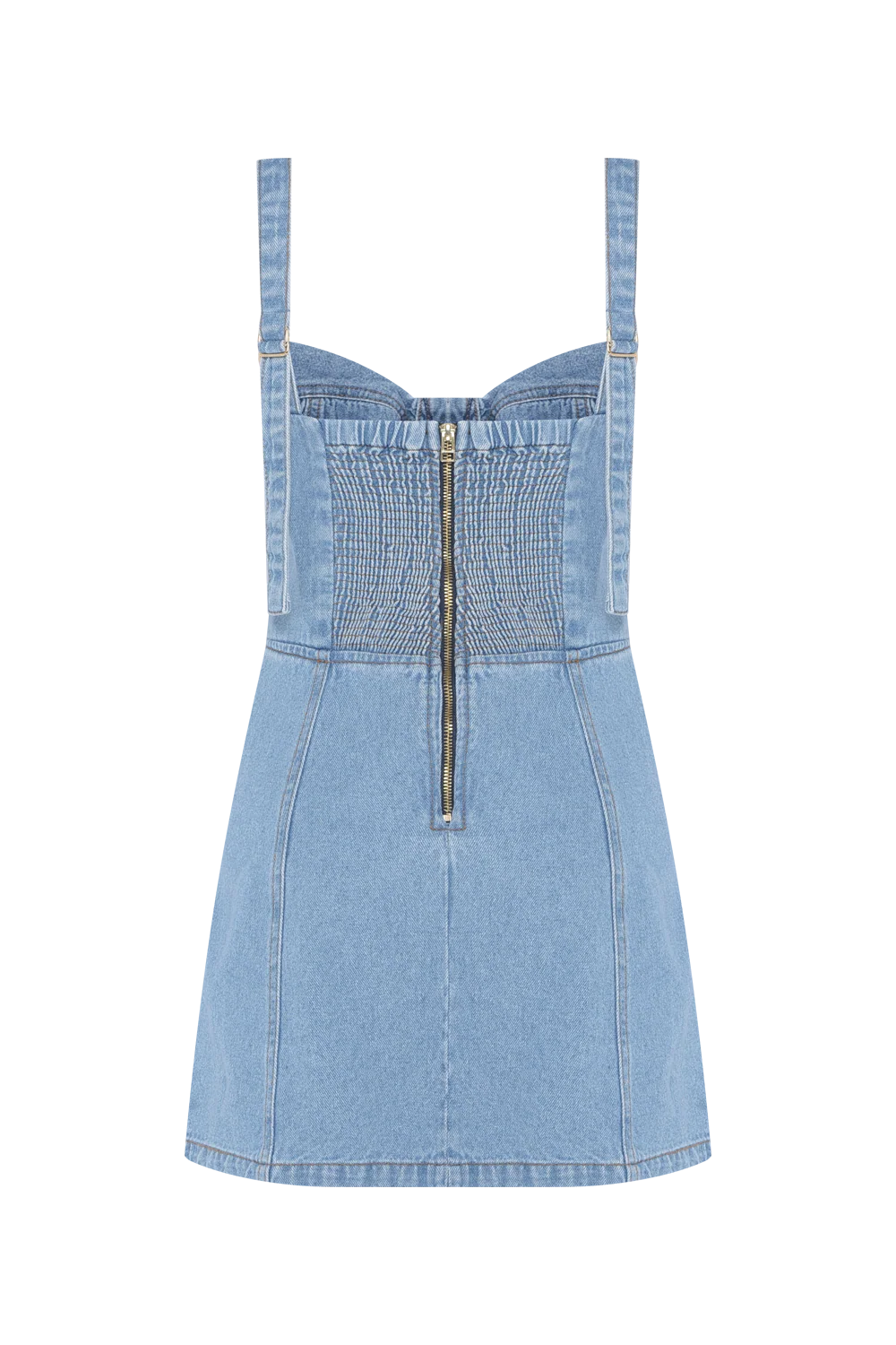 MARINA DENIM MINI DRESS - Image 5