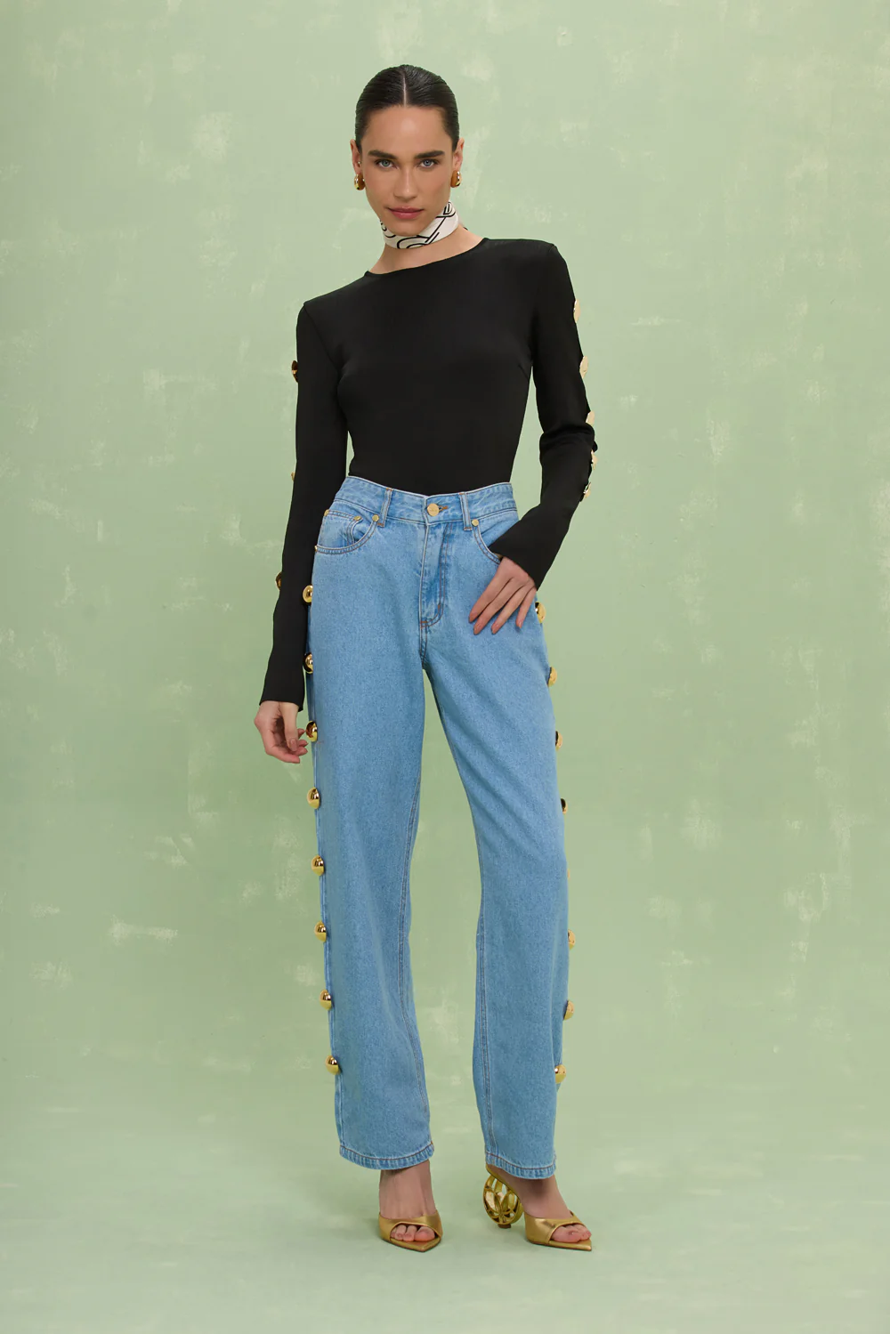 MARINA DENIM PANTS - Image 3