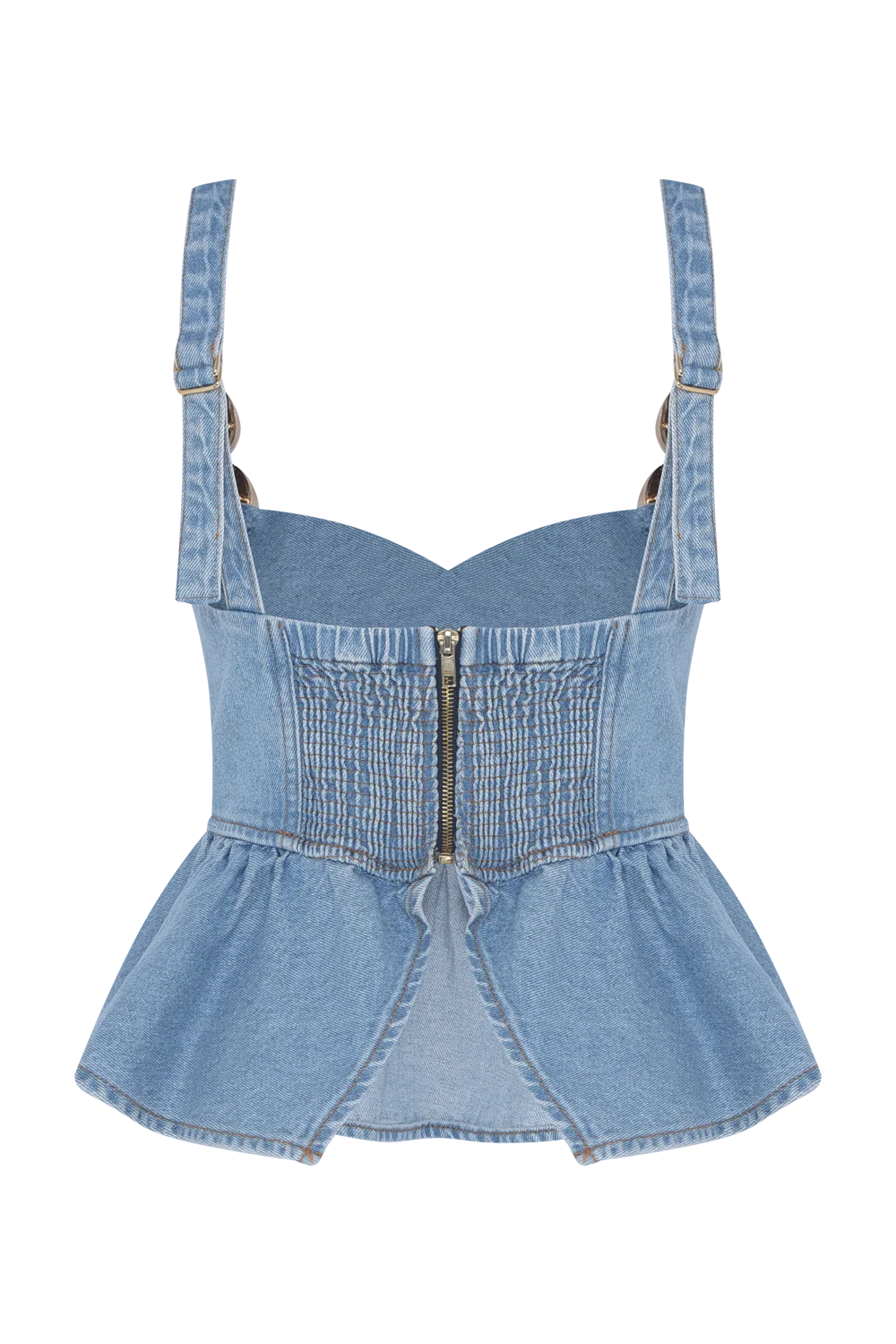 MARINA DENIM TOP - Image 4