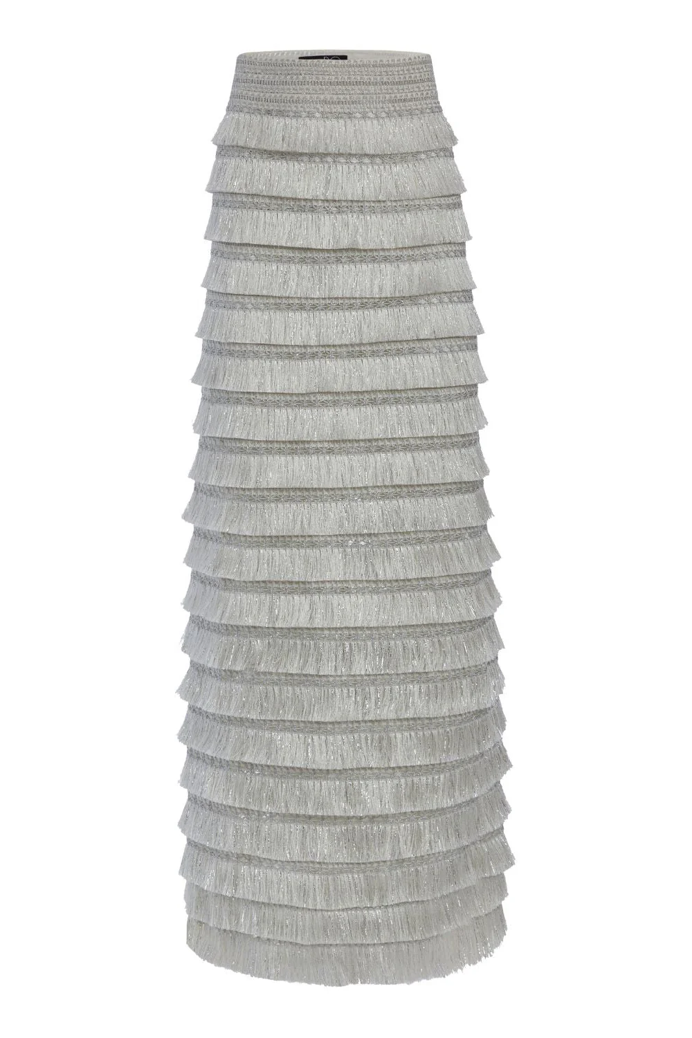 Metallic Fringe Maxi Skirt - Image 6
