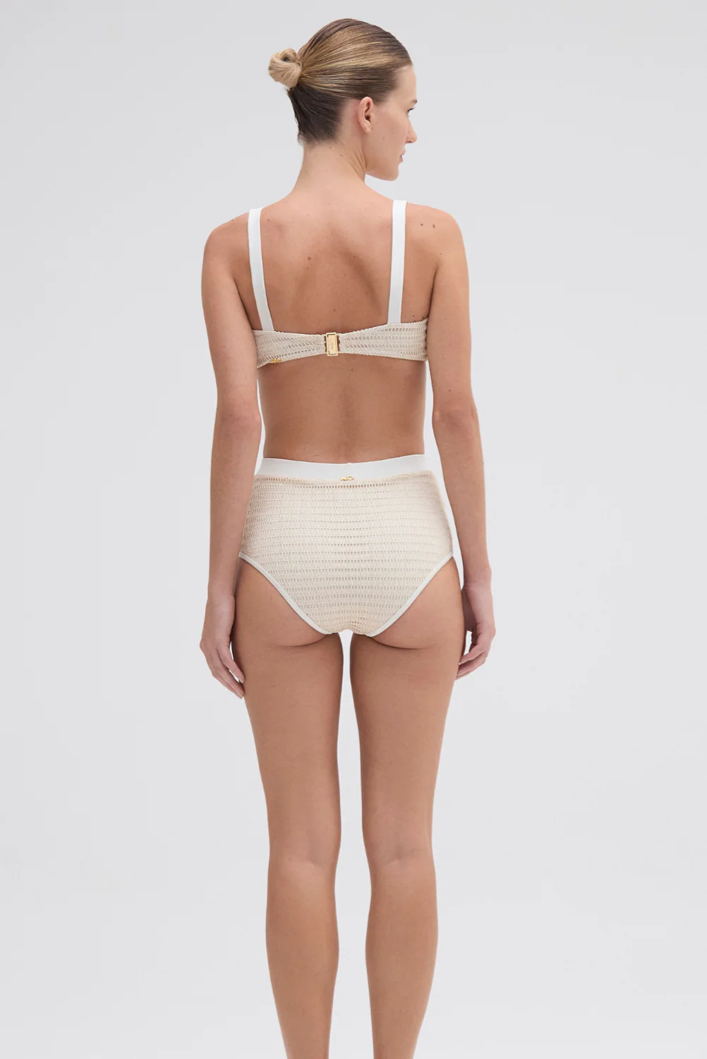 METALLIC HIGH WAIST BIKINI BOTTOM - Image 3