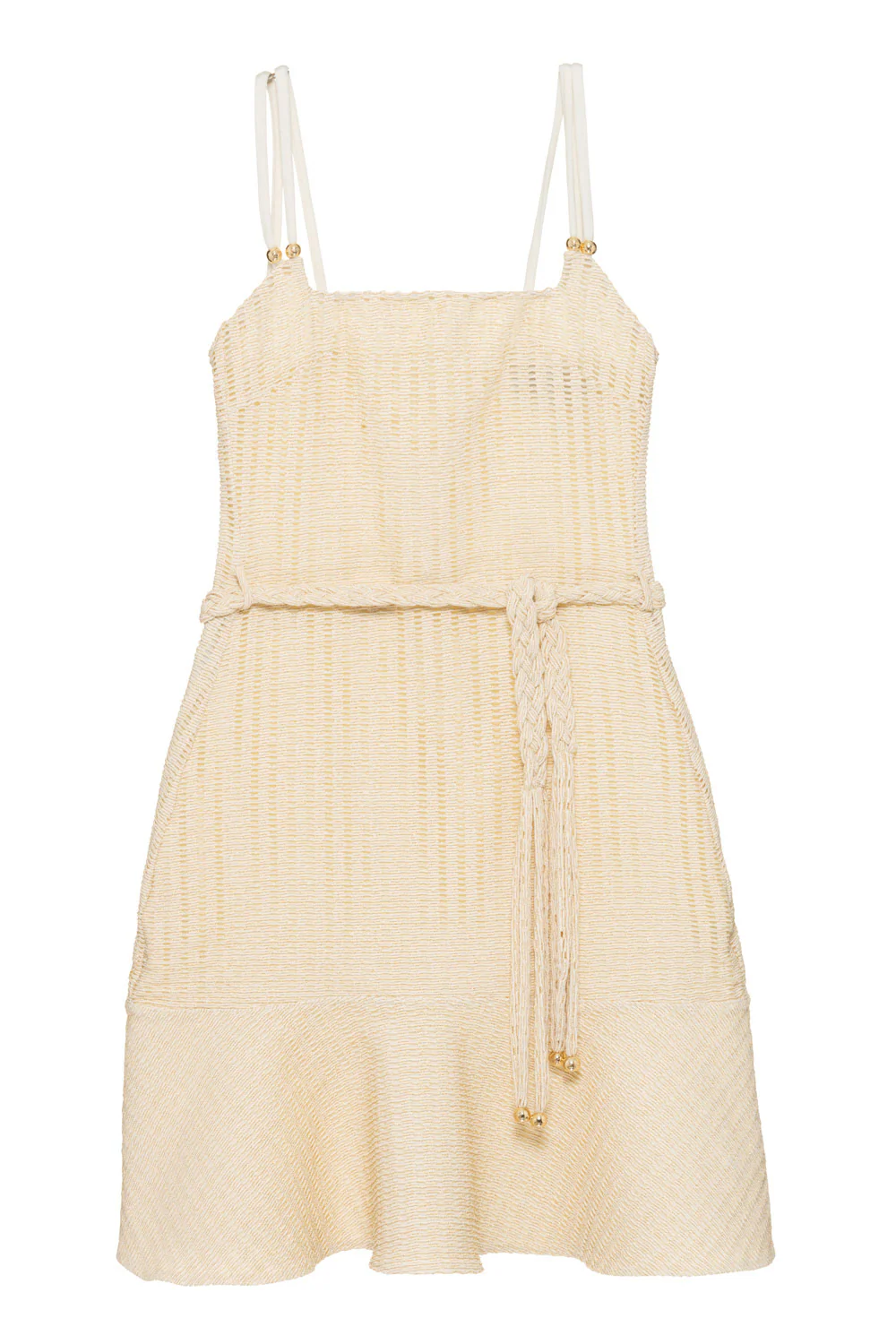 METALLIC KNIT MINI DRESS - Image 3
