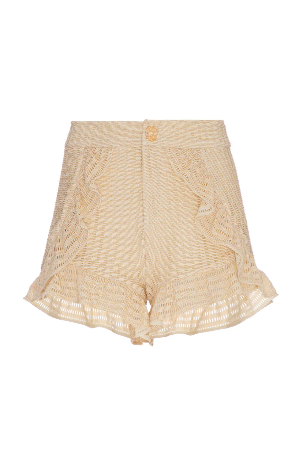 METALLIC KNIT SHORT - Image 4
