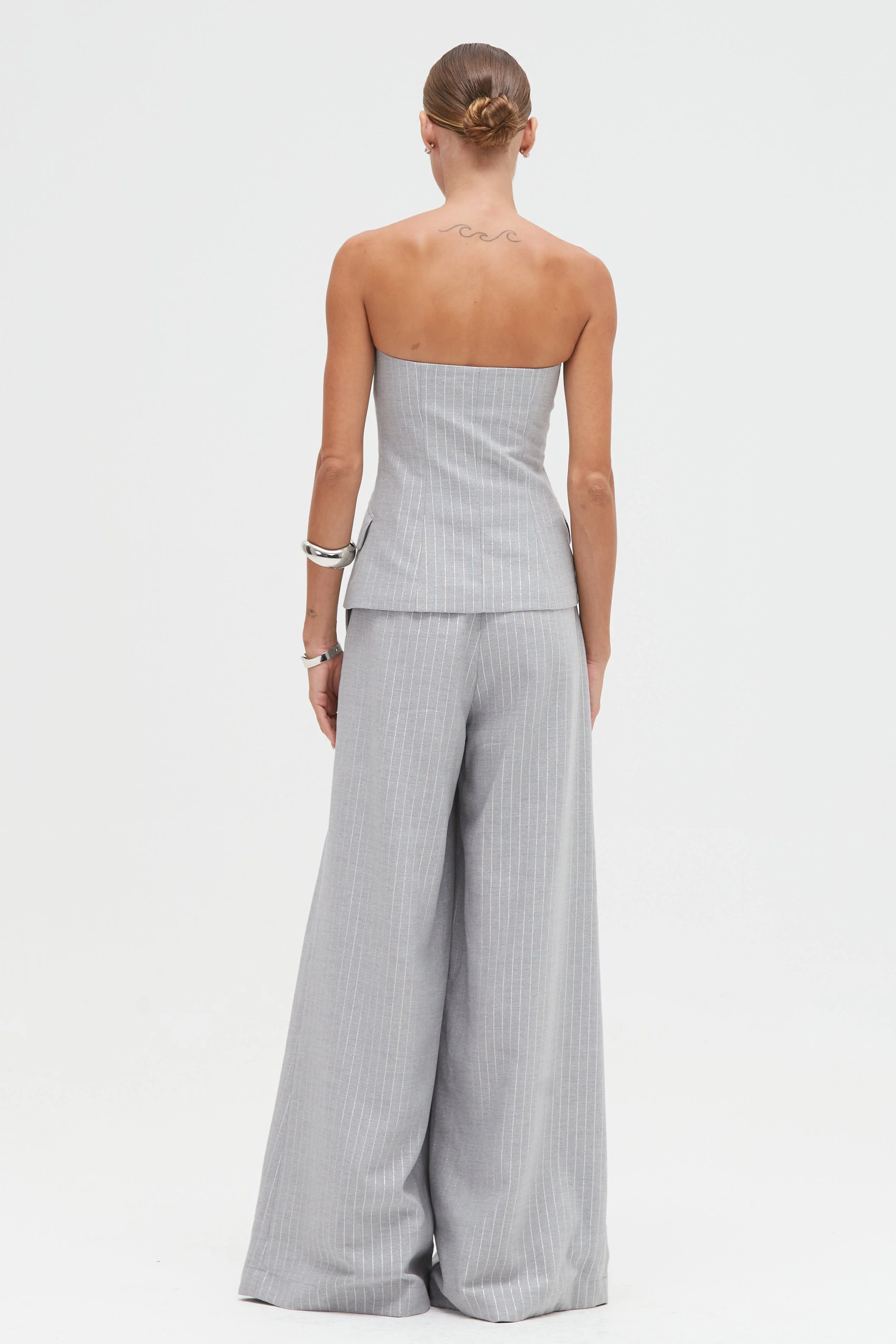 METALLIC PINSTRIPE PANT - Image 3