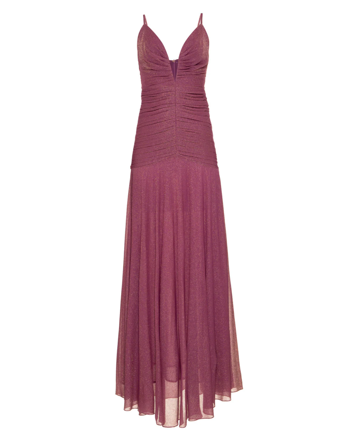 METALLIC PLUNGE GOWN - Image 2