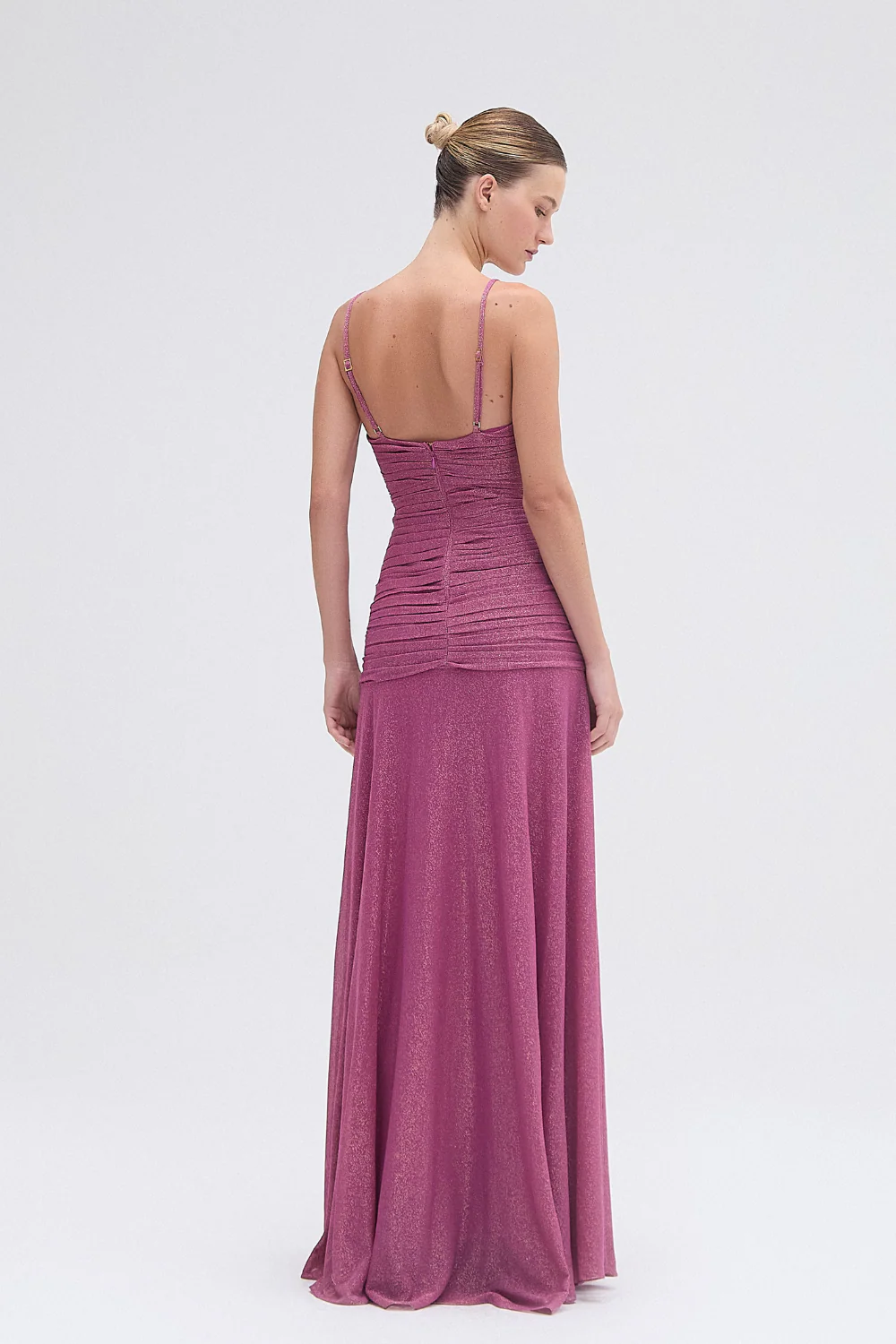 METALLIC PLUNGE GOWN - Image 4