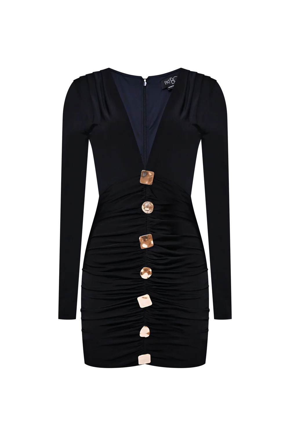 MOONLIT JERSEY LONG SLEEVE MINI DRESS - Image 3