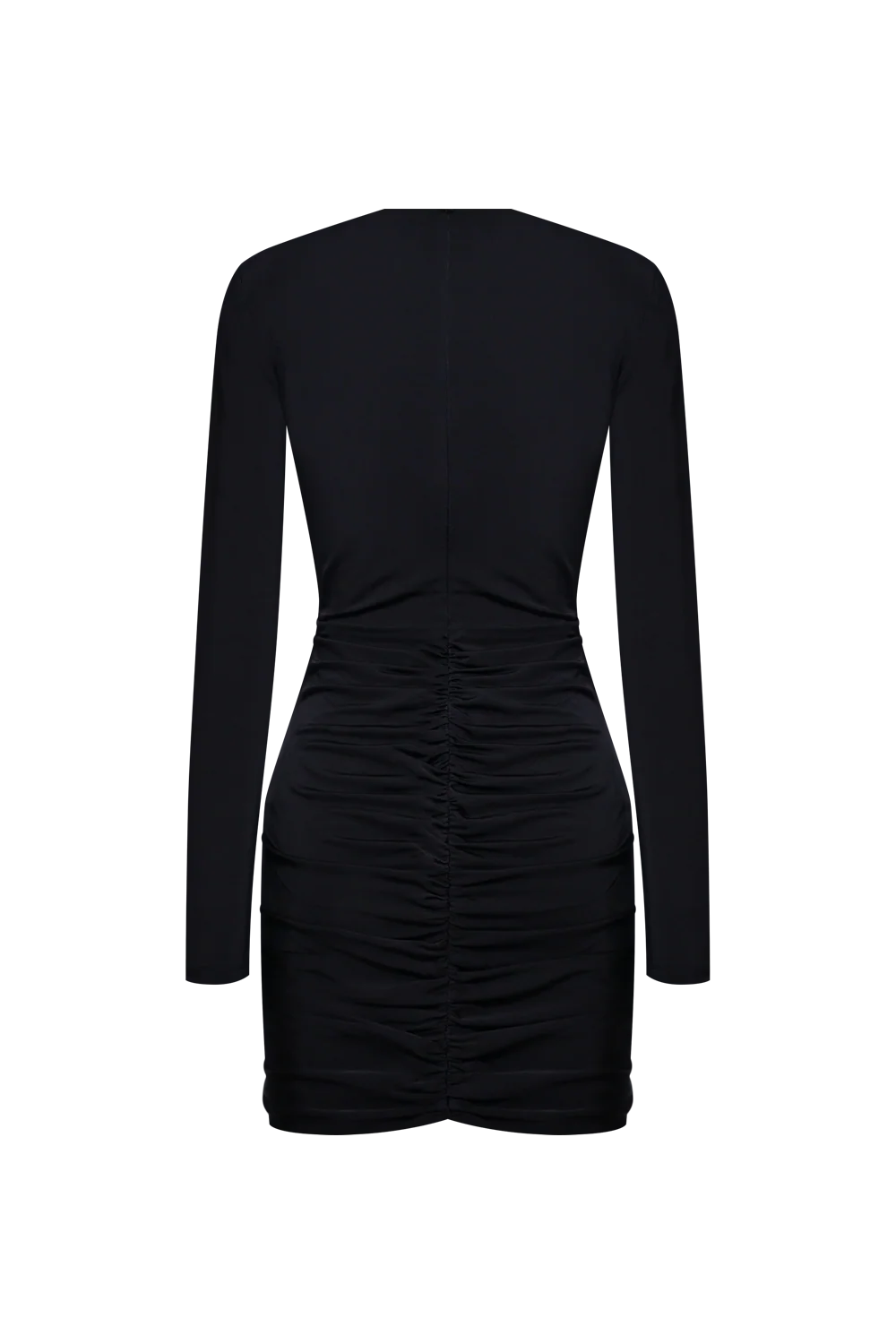 MOONLIT JERSEY LONG SLEEVE MINI DRESS - Image 4