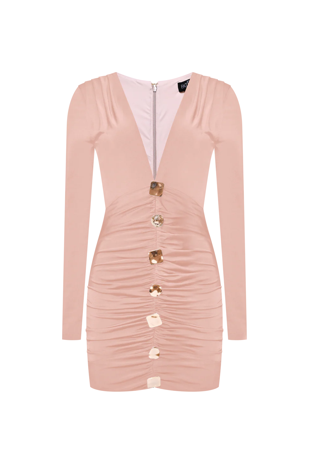 MOONLIT JERSEY LONG SLEEVE MINI DRESS - Image 2
