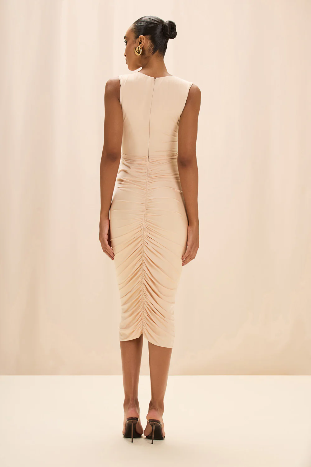 MOONLIT JERSEY MIDI DRESS - Image 4