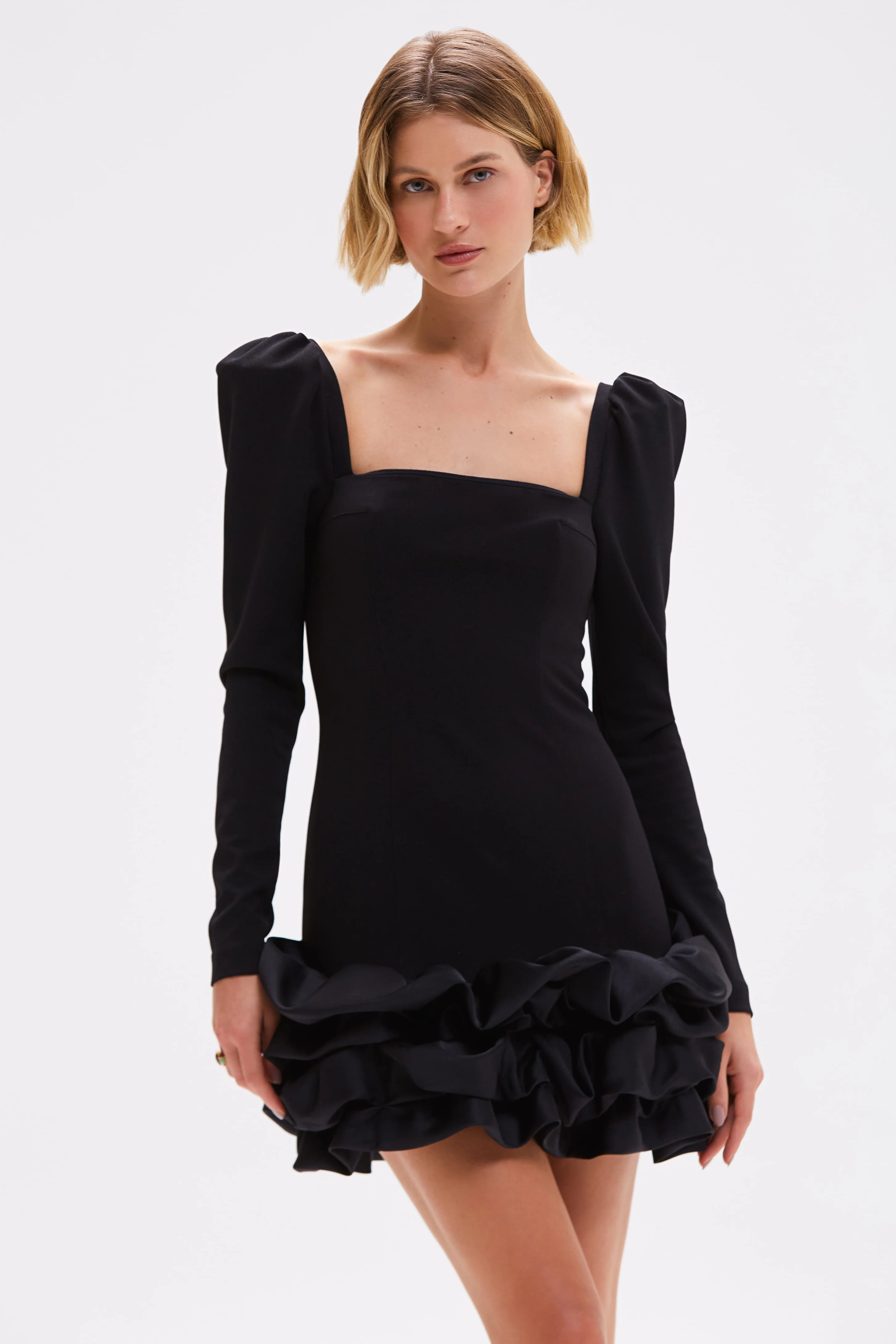 MYSTIQUE CREPE MINI DRESS