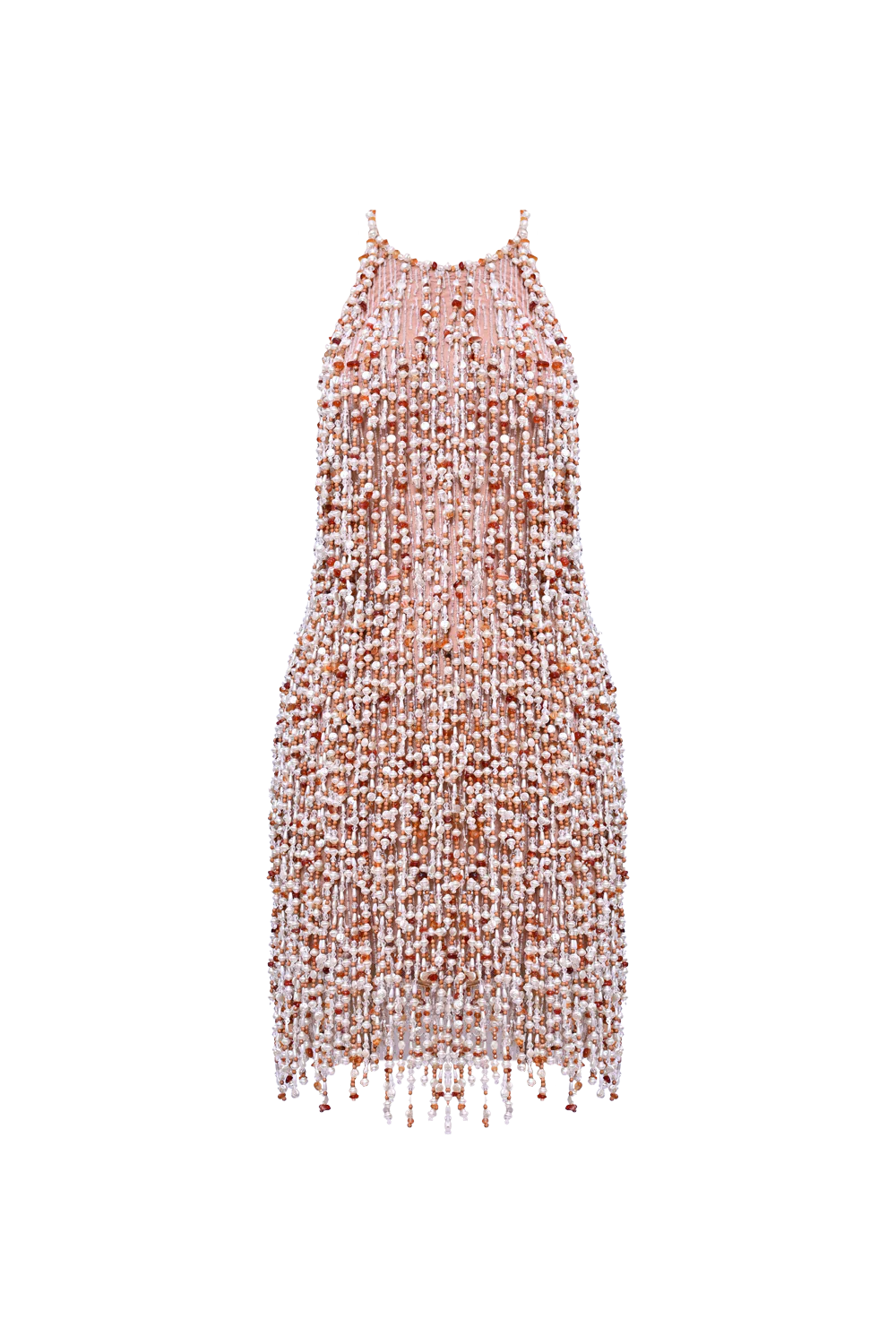 PEARL DUST EMBROIDERY MINI DRESS - Image 5