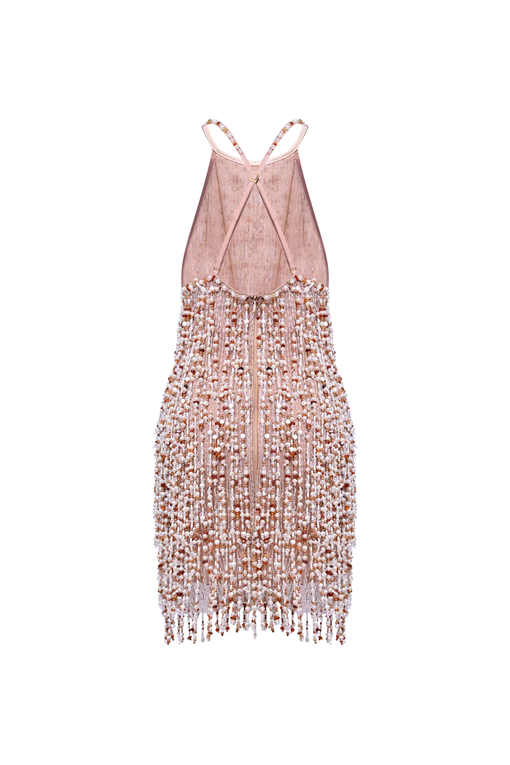 PEARL DUST EMBROIDERY MINI DRESS - Image 6