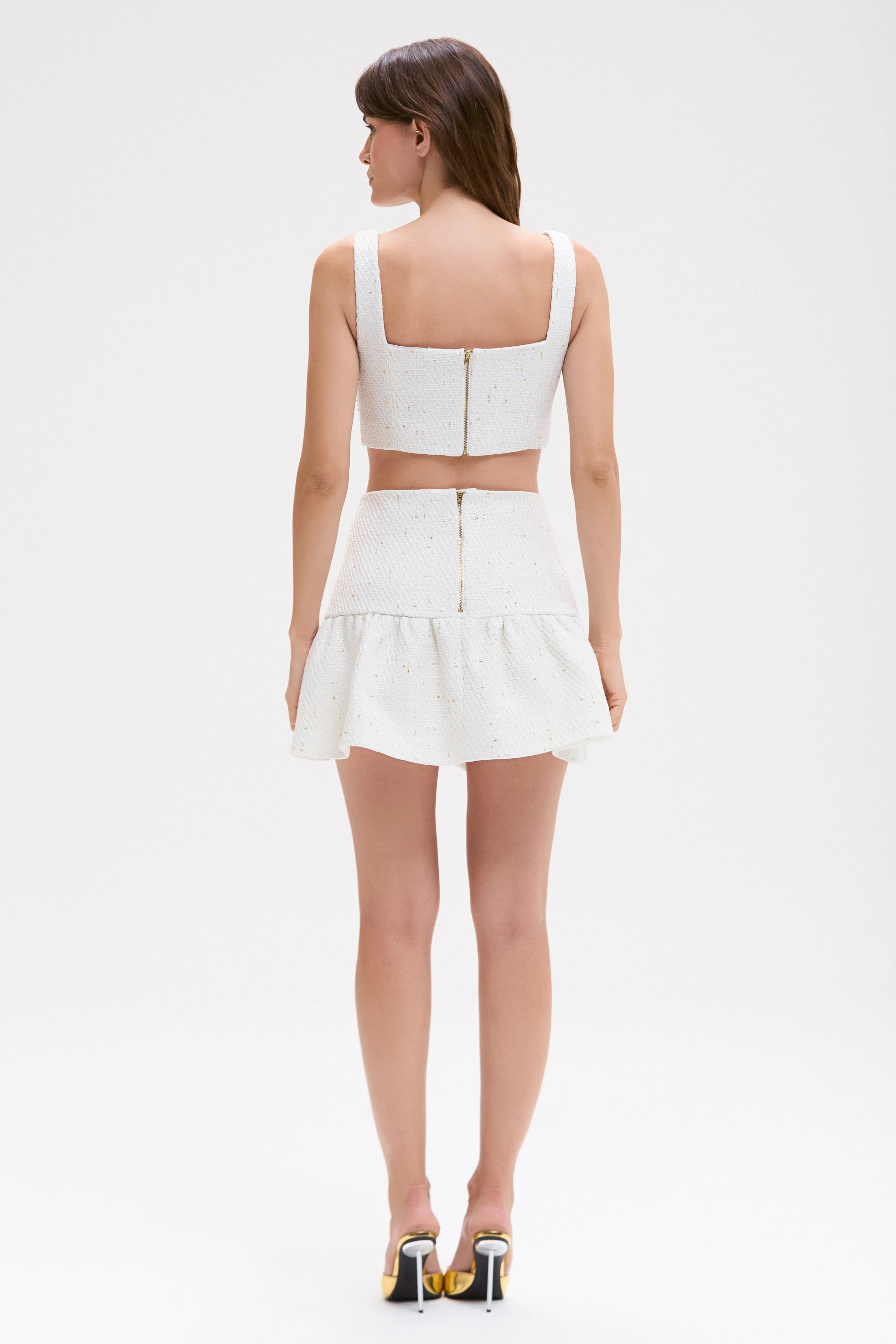 PEARL TWEED SKIRT - Image 2