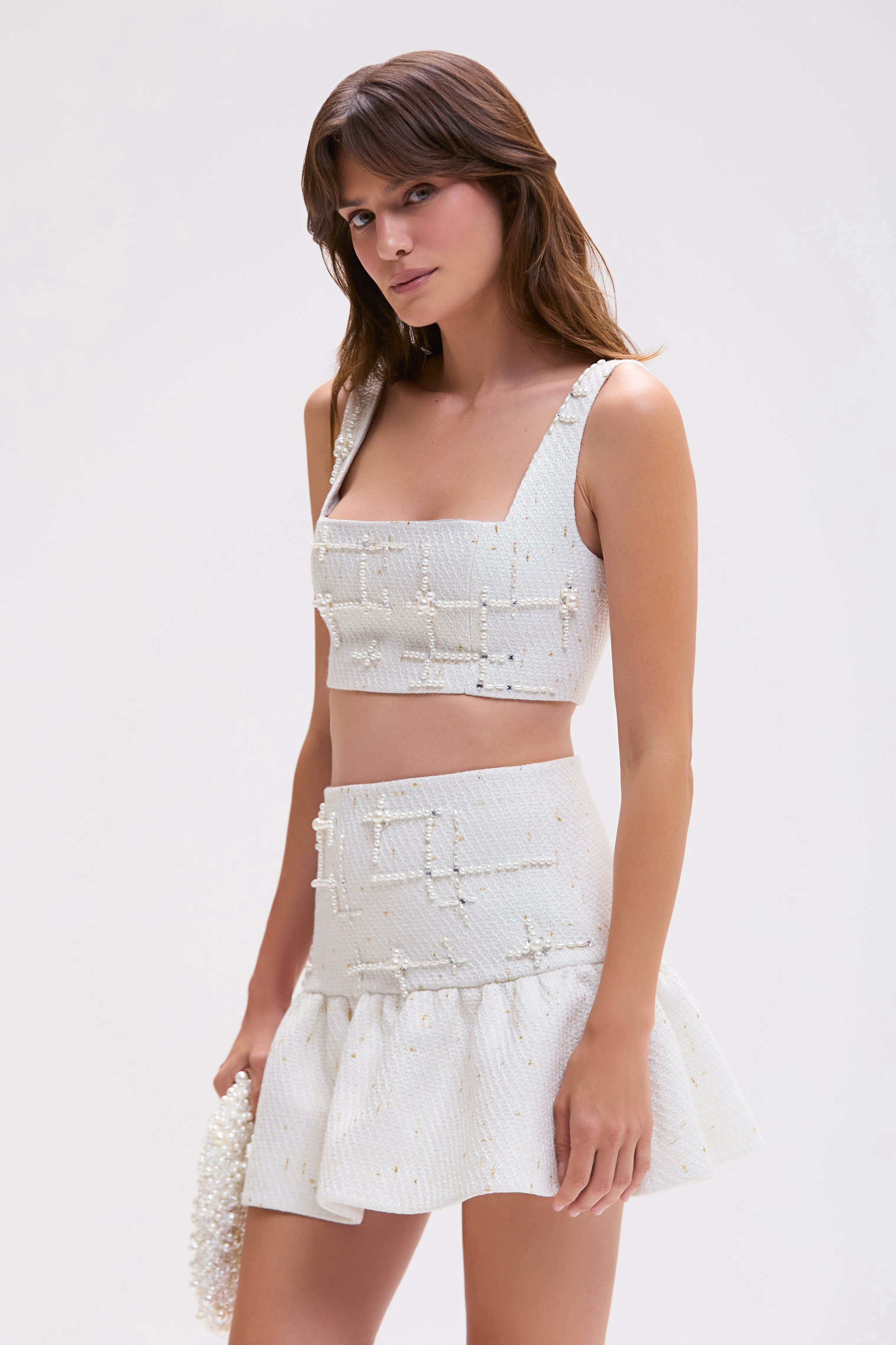 PEARL TWEED SKIRT - Image 3