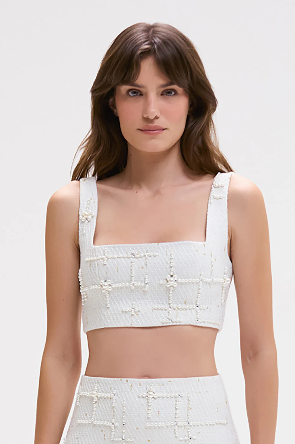 PEARL TWEED TOP