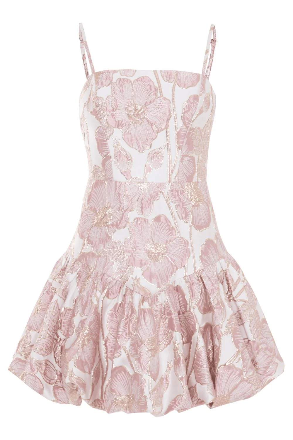 PETAL JACQUARD MINI DRESS - Image 3