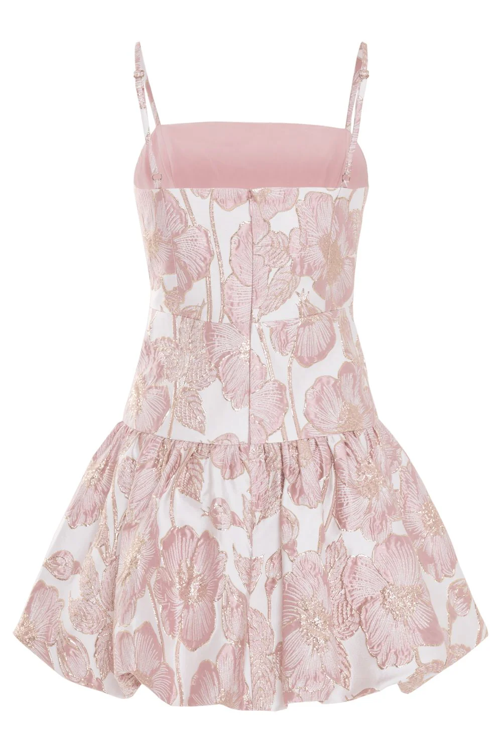 PETAL JACQUARD MINI DRESS - Image 4