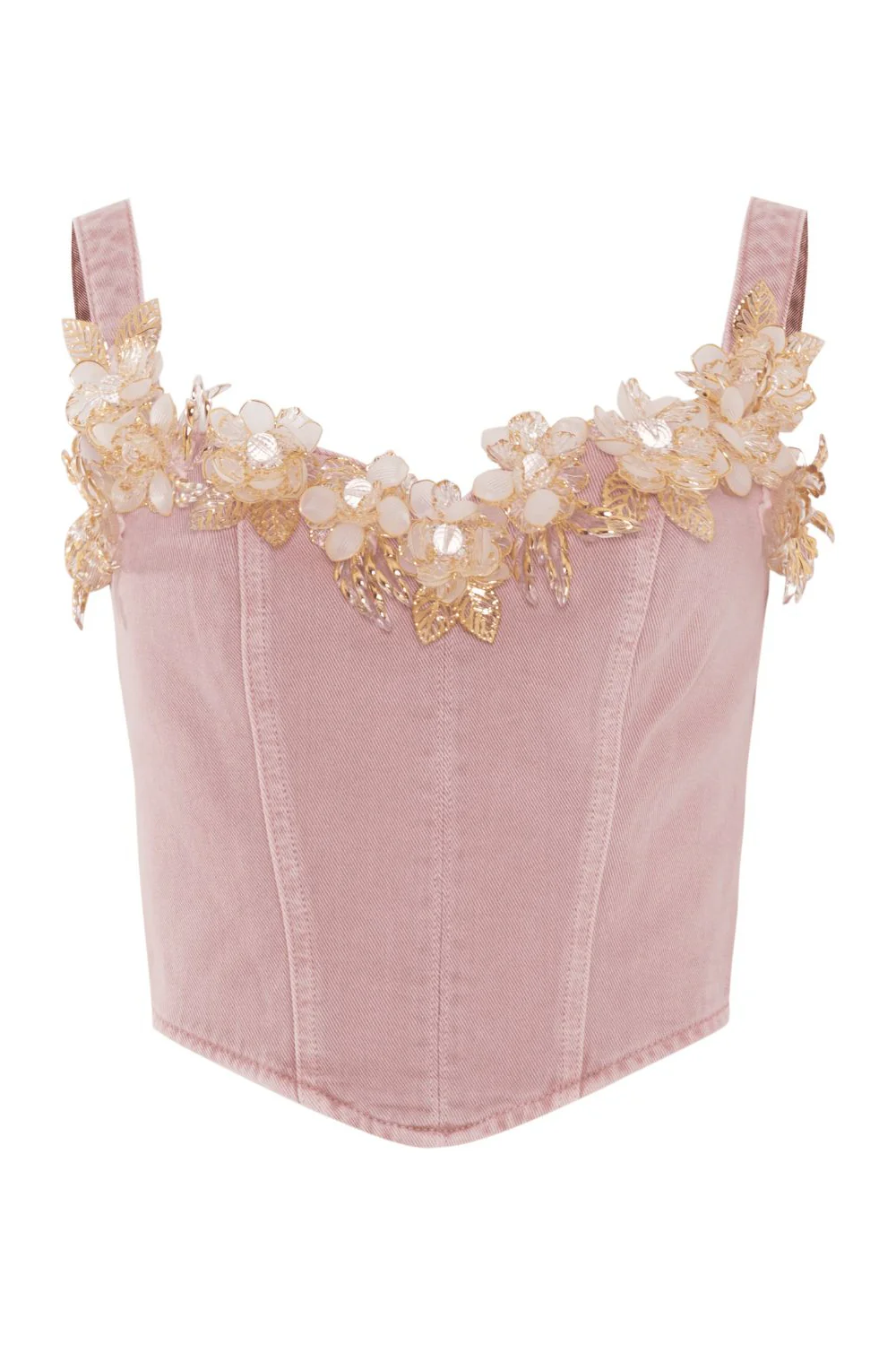 PINK DENIM TOP - Image 3