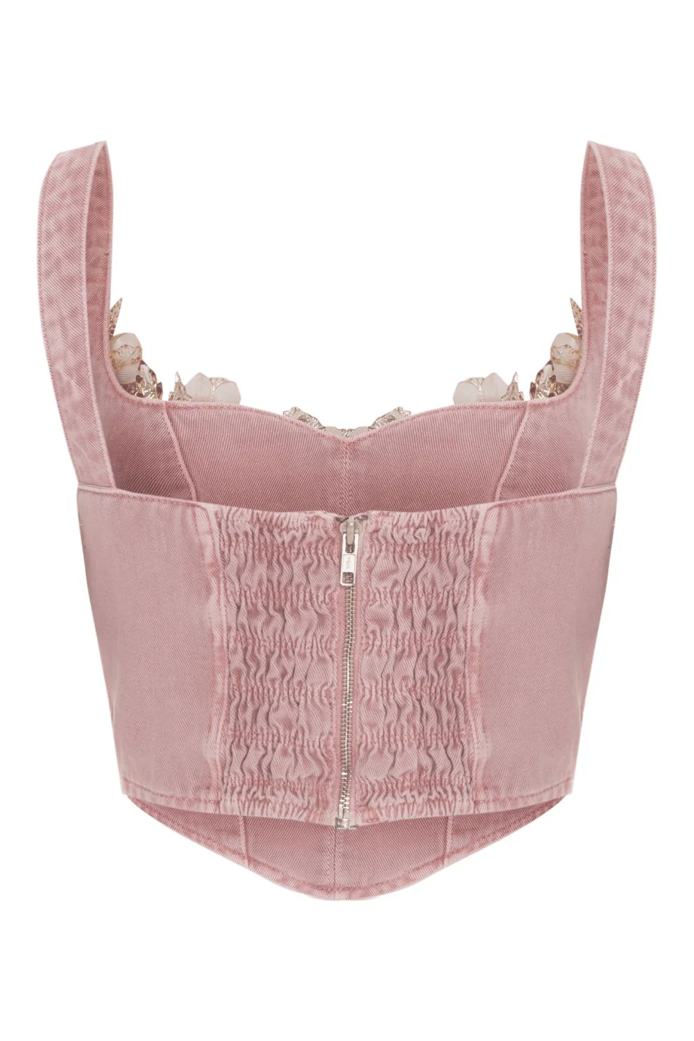 PINK DENIM TOP - Image 4