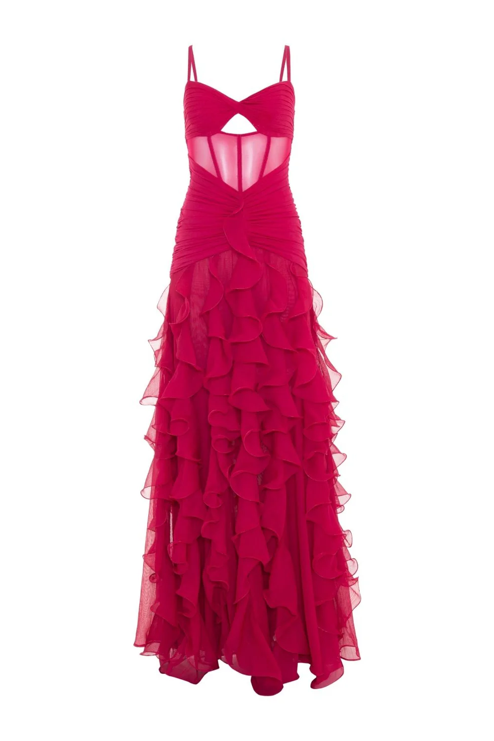 SILK PLISSE MAXI DRESS - Image 4