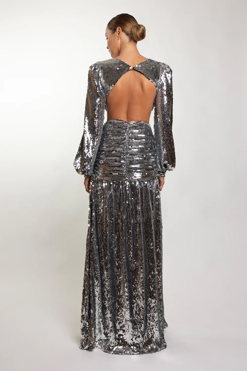 MOONLIGHT SEQUIN LONG SLEEVE DRESS - Image 2
