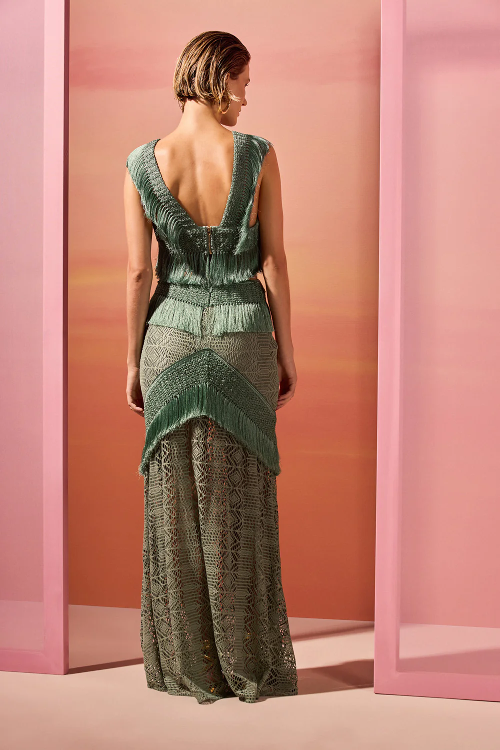SAMBA FRINGE LONG SKIRT - Image 3