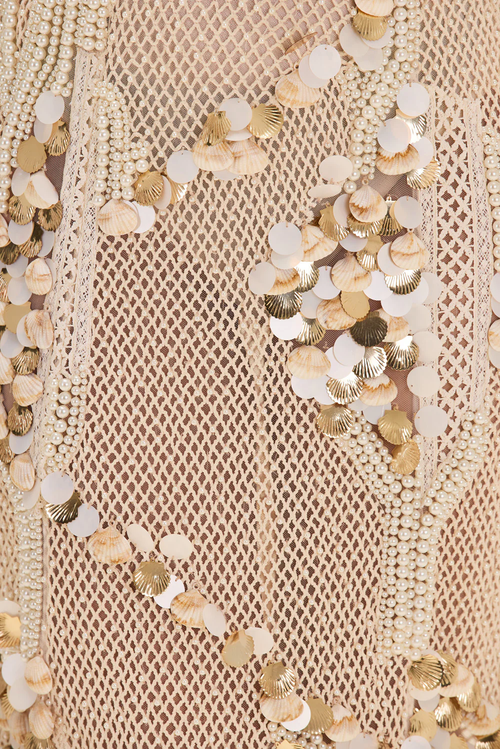 SEASHELL EMBROIDERY GOWN - Image 4