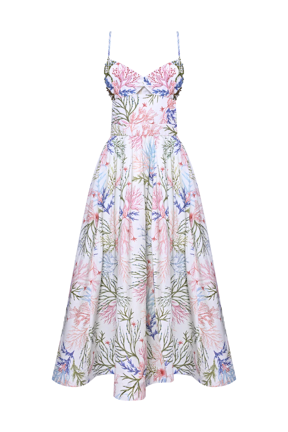 SEAWEED FLUTTER MIDI DRESS - Image 4