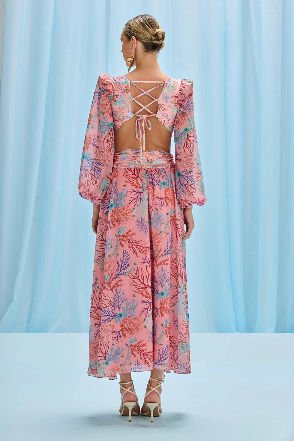 SEAWEED LONG SLEEVE BEACH DRESS - Image 3
