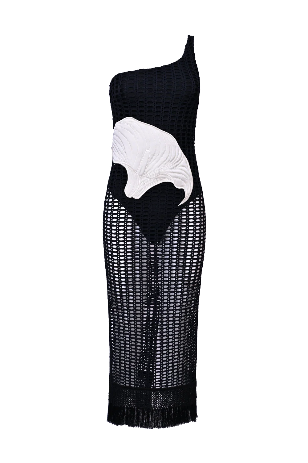 SELENE MESH PRINTED BEACH DRESS - Image 4