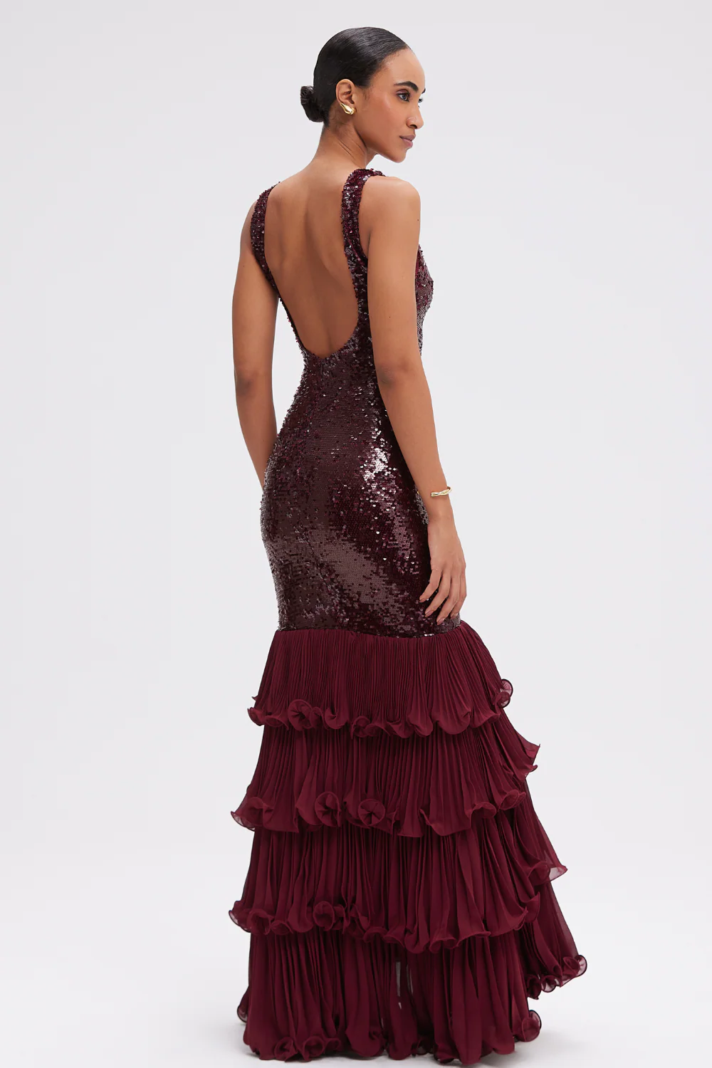 SEQUIN DROP WAIST GOWN (RUNWAY) - Image 2