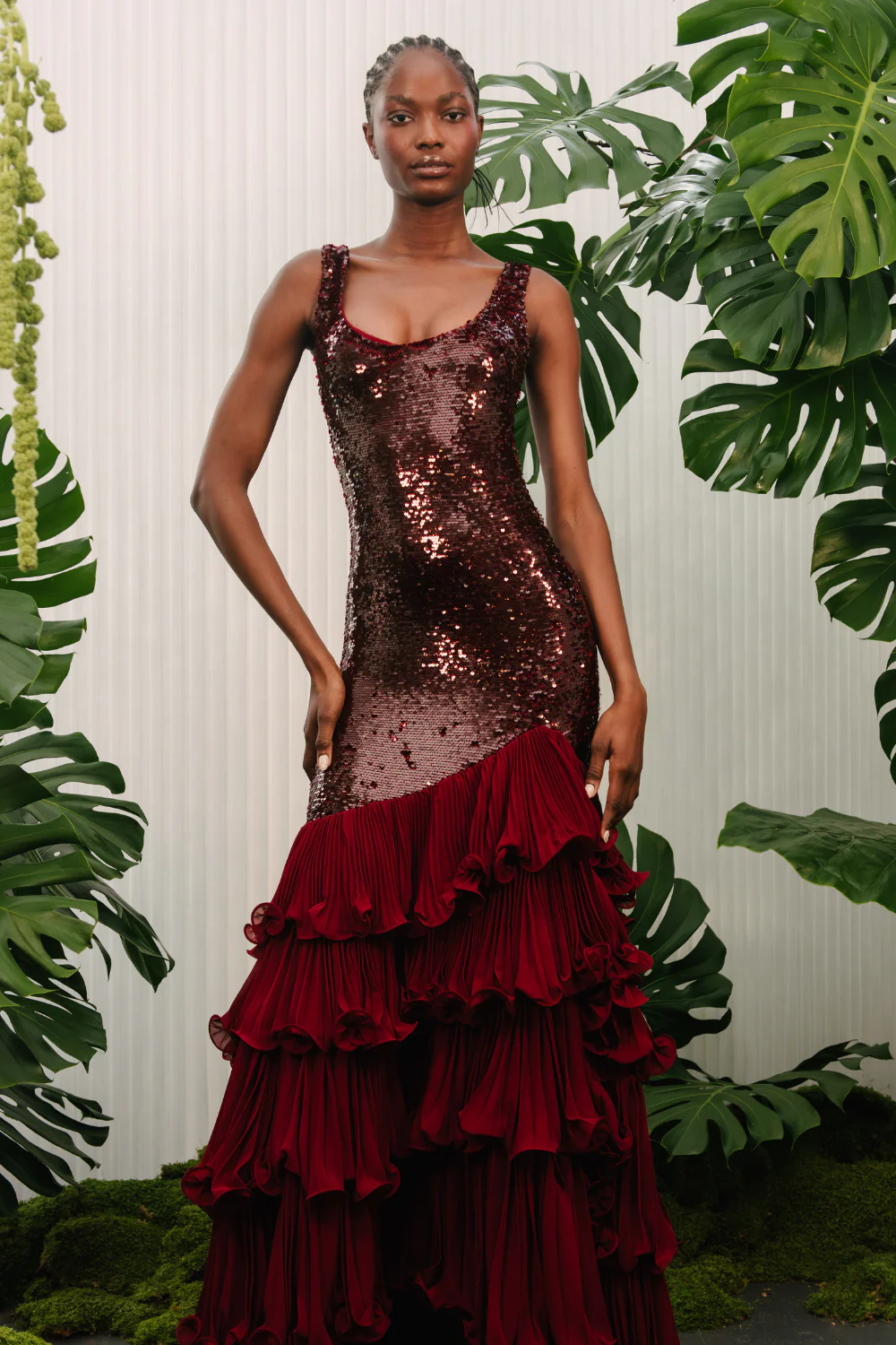 SEQUIN DROP WAIST GOWN (RUNWAY) - Image 4