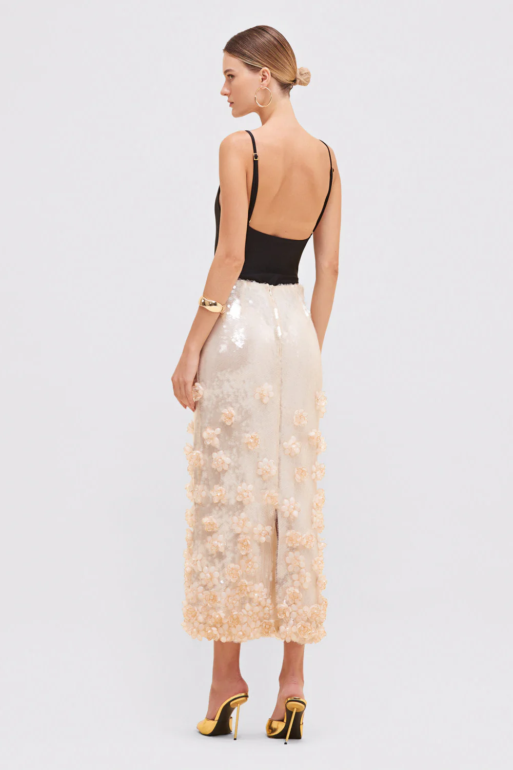 SEQUIN MIDI SKIRT (RUNWAY) - Image 3