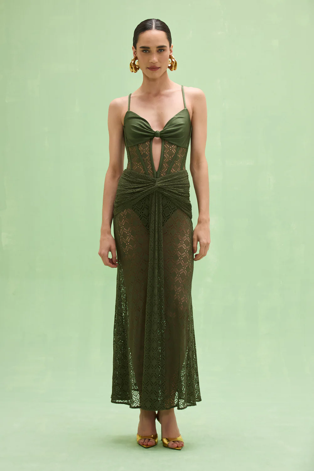 SIRENA MESH MAXI DRESS