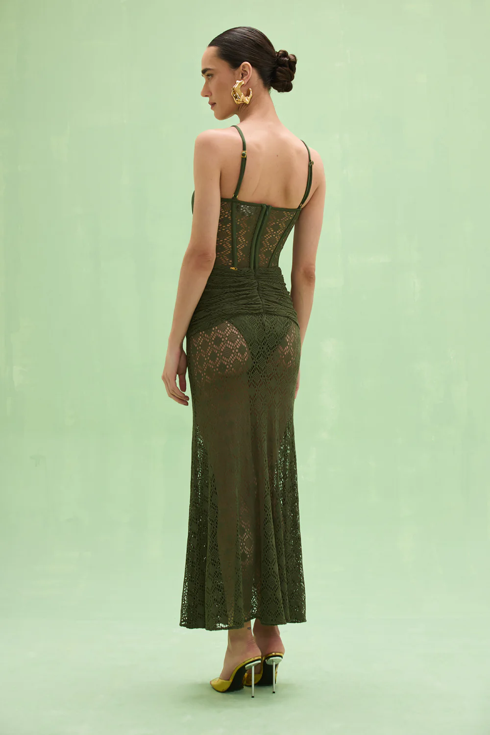 SIRENA MESH MAXI DRESS - Image 3