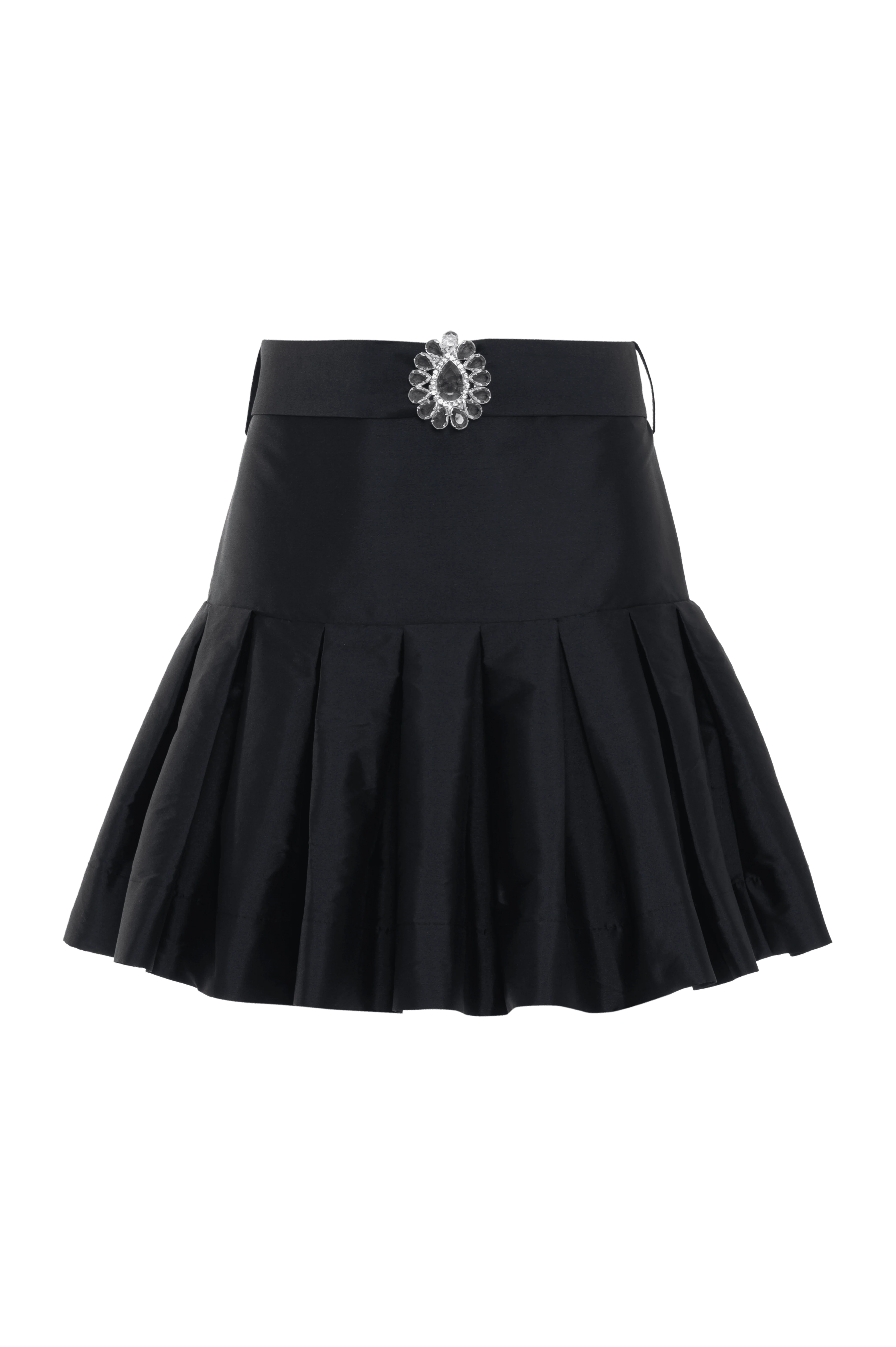 TAFFETA BLOOM MINI SKIRT - Image 3