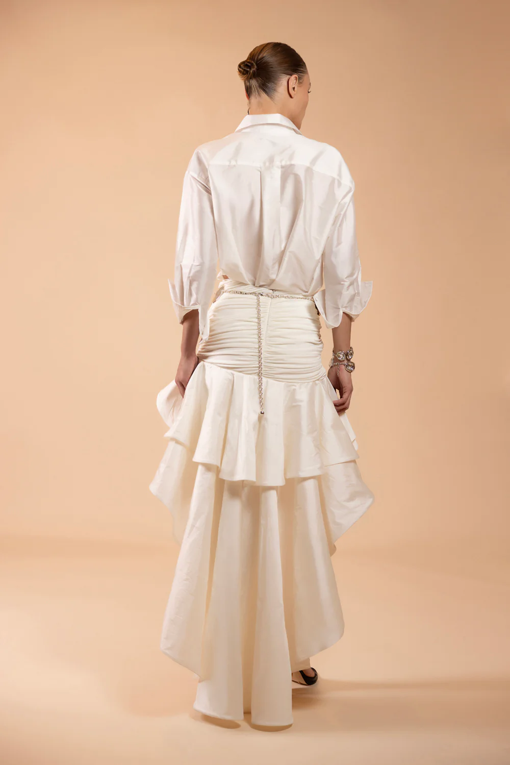 TAFFETA TARSILA MAXI SKIRT (RUNWAY) - Image 3