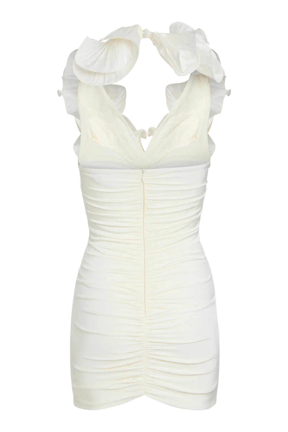 TAFFETA TARSILA RUFFLE MINI DRESS (RUNWAY) - Image 5
