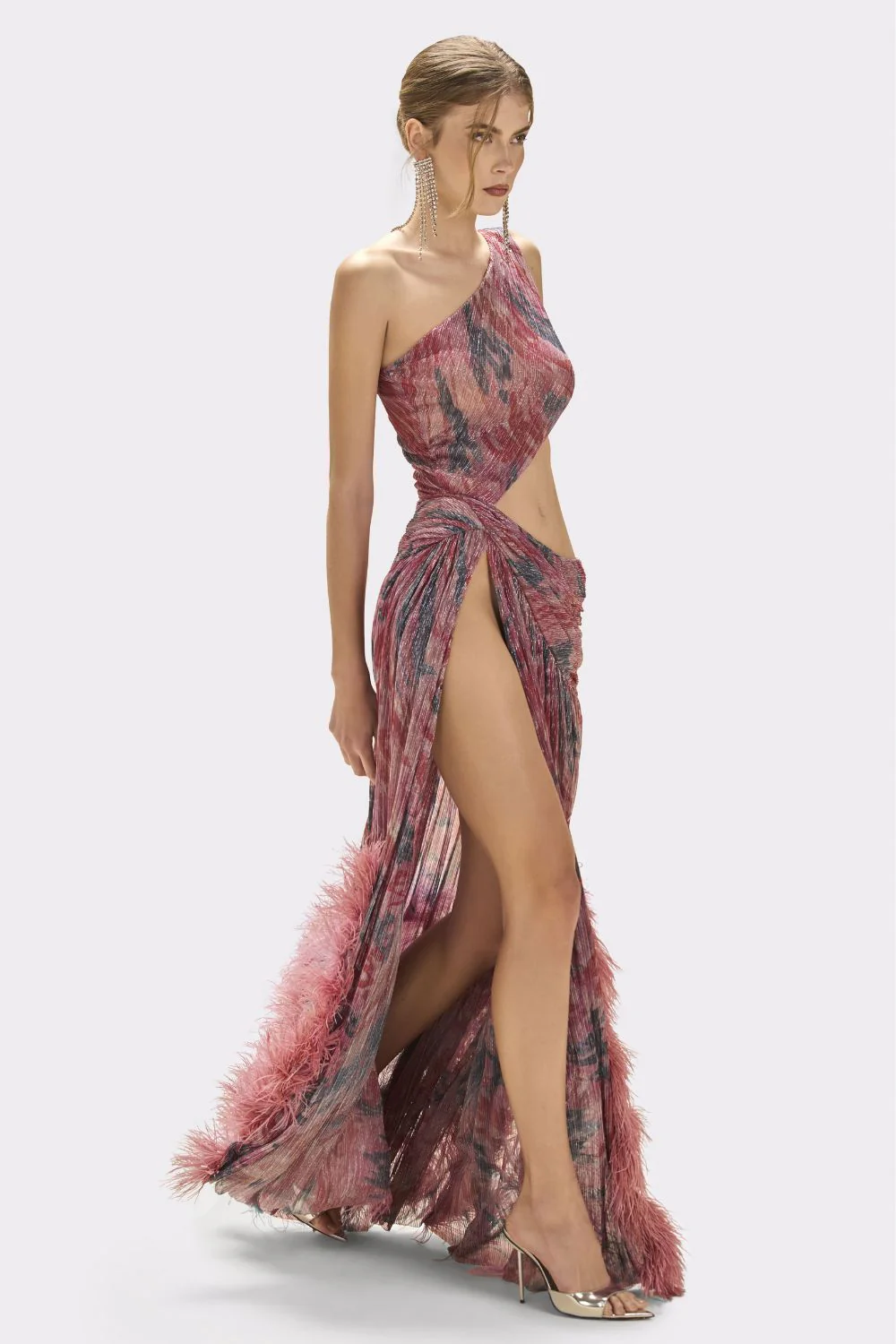 TWIST FEATHER GOWN - Image 2