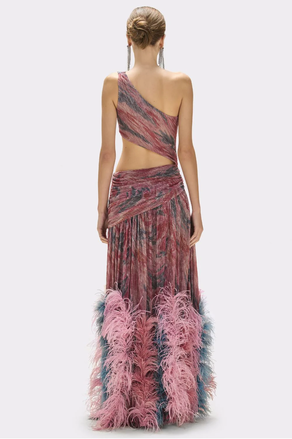 TWIST FEATHER GOWN - Image 4