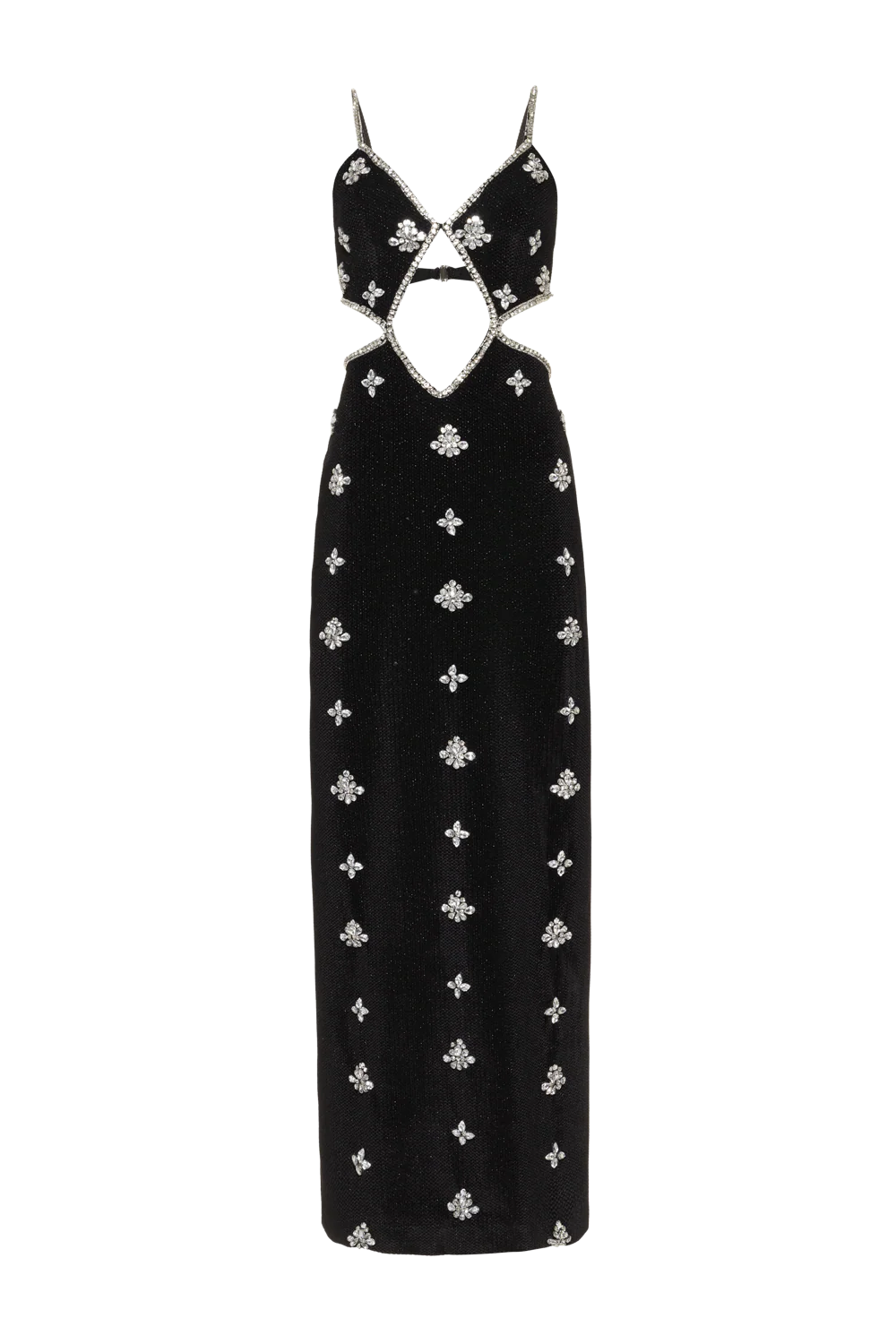 VELVET DEEP MAXI DRESS