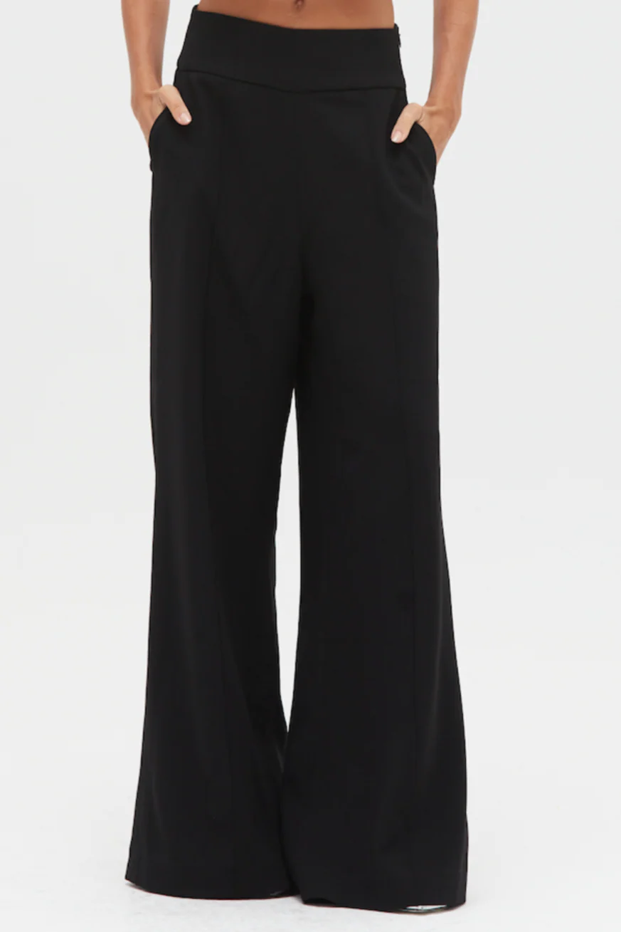 WIDE LEG CREPE PANT - Image 2